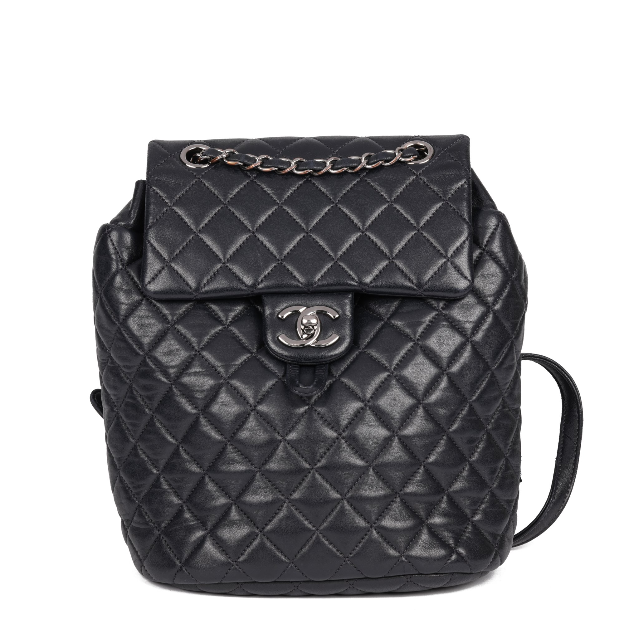 Chanel Indigo Quilted Lambskin Small Urban Spirit Backpack