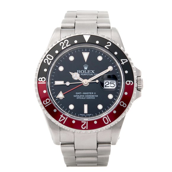 Rolex GMT-Master II Stick Dial Coke Stainless Steel - 16710