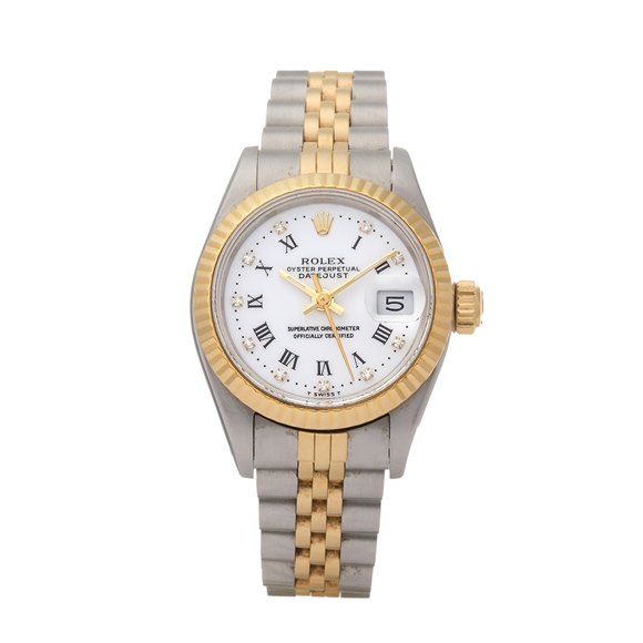 Rolex Datejust 26 Factory Diamond Dial Yellow Gold & Stainless Steel - 69173