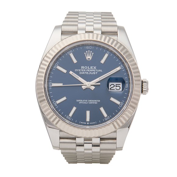Rolex Datejust 41 White Gold & Stainless Steel - 126334