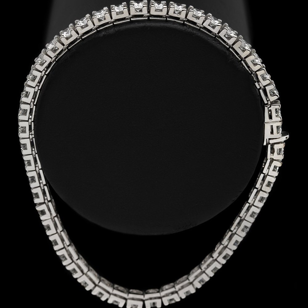 18k White Gold 18k White Gold 7.20cts VS1 Colour F-G Diamond Tennis Bracelet