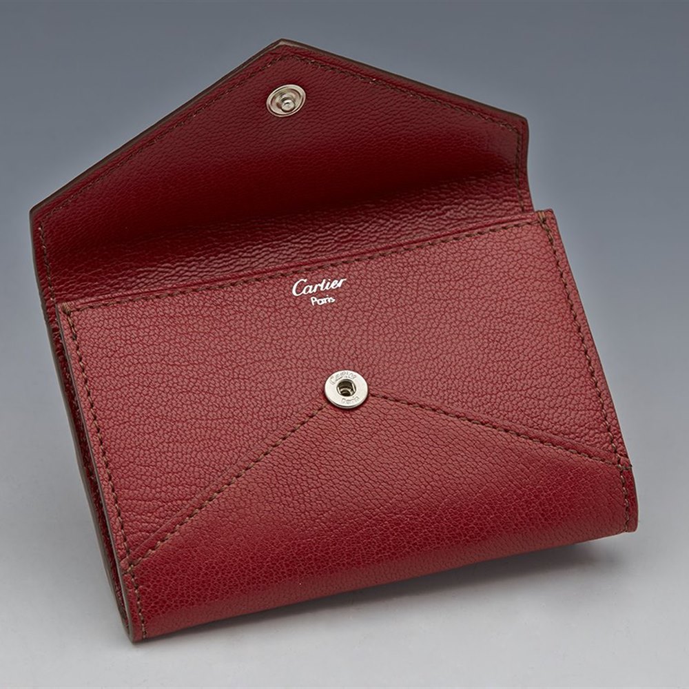cartier wallet red