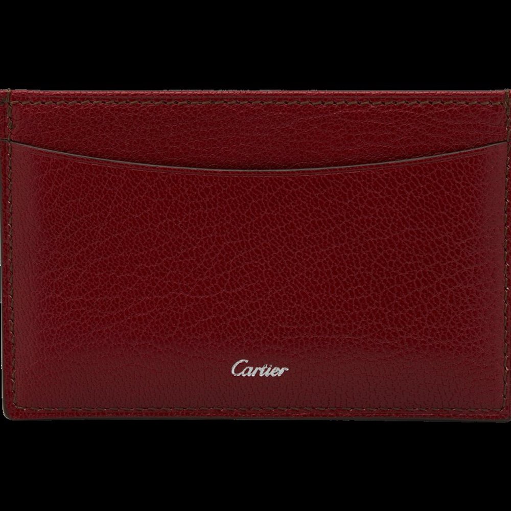 cartier leather card holder