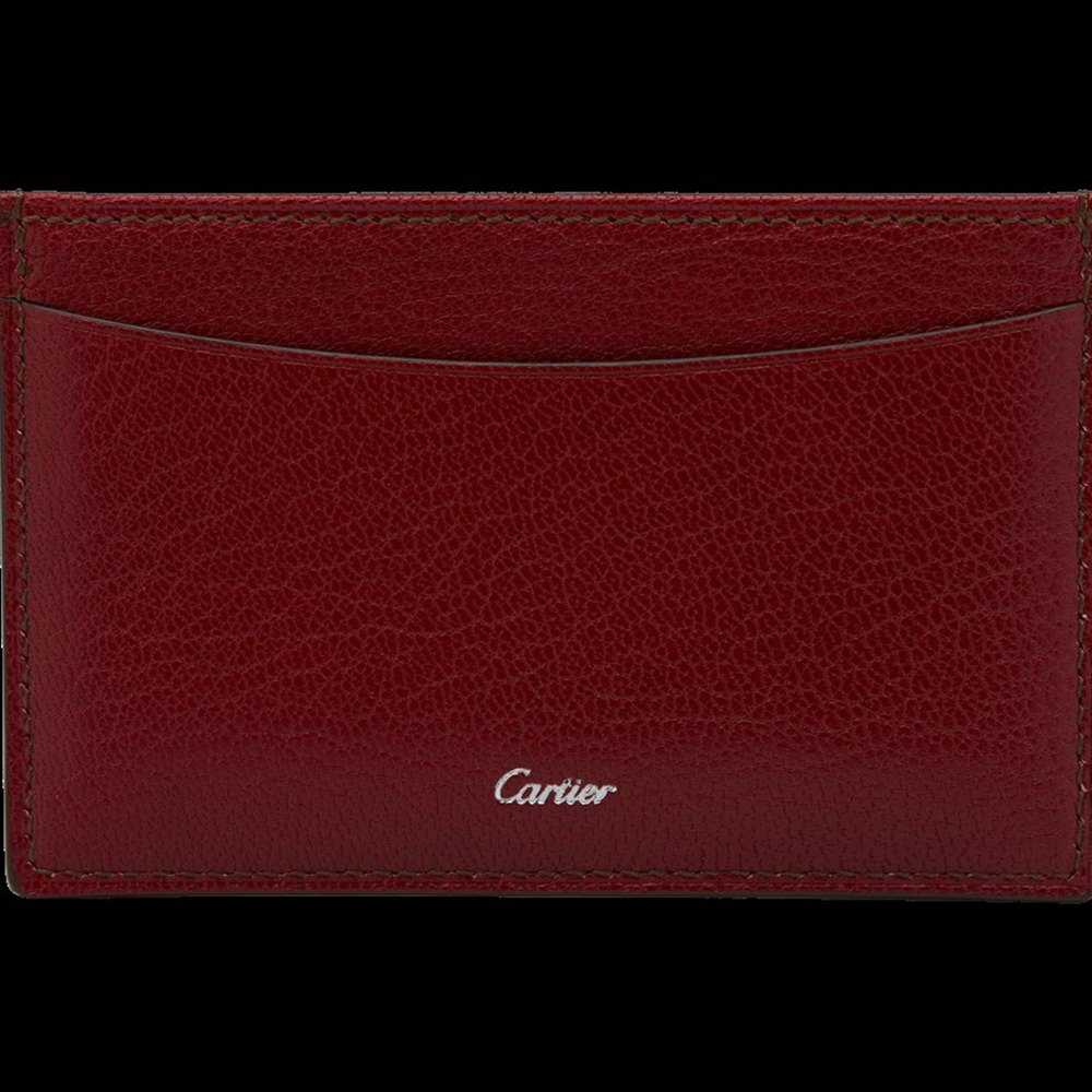 cartier card holder blue