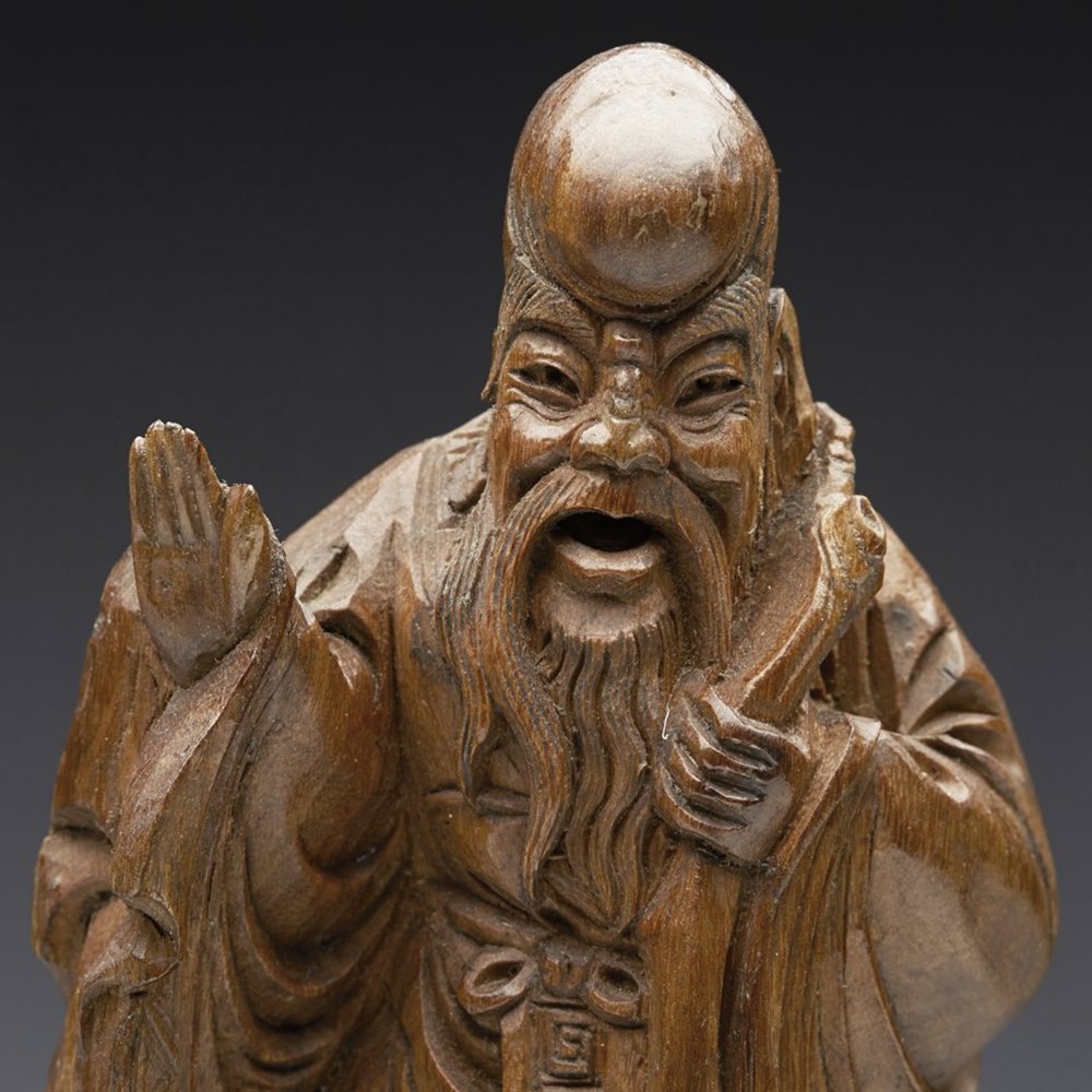 chinese wooden carved figures