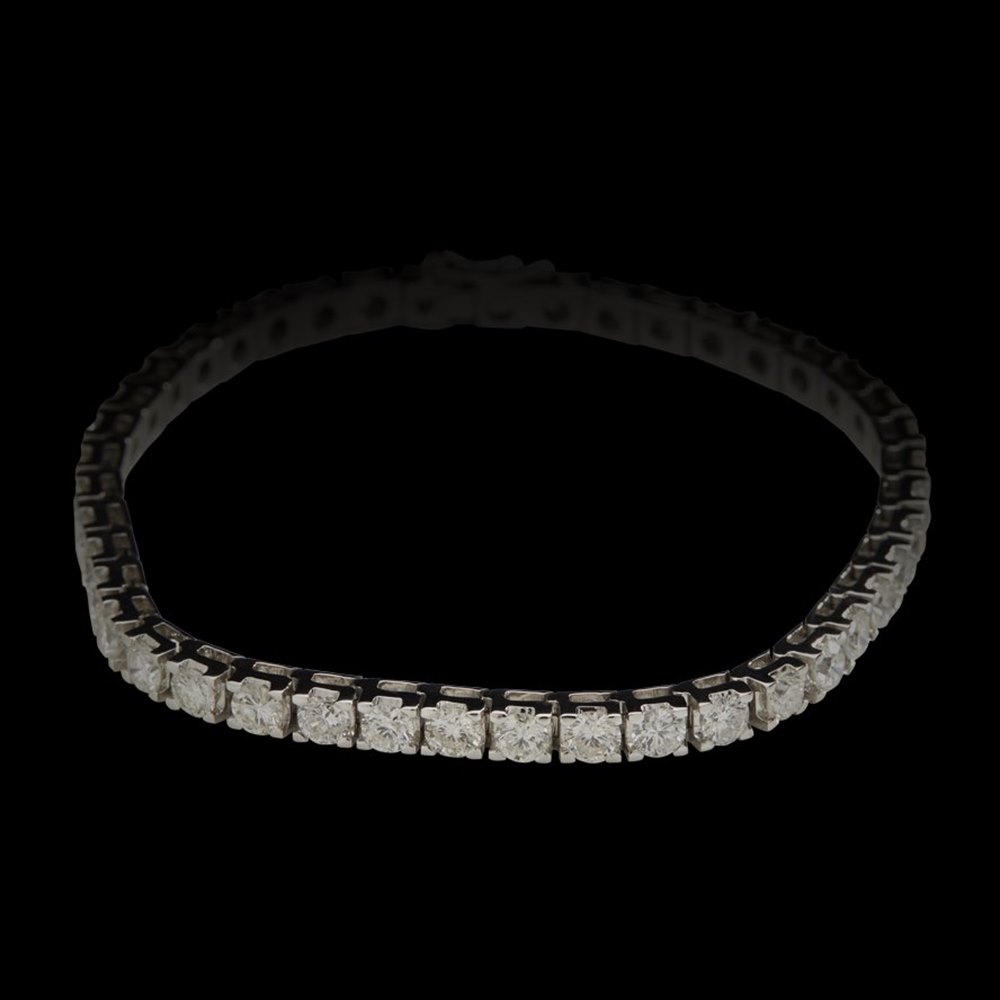 18K White Gold 18K White Gold 8.50cts Diamond Tennis Bracelet