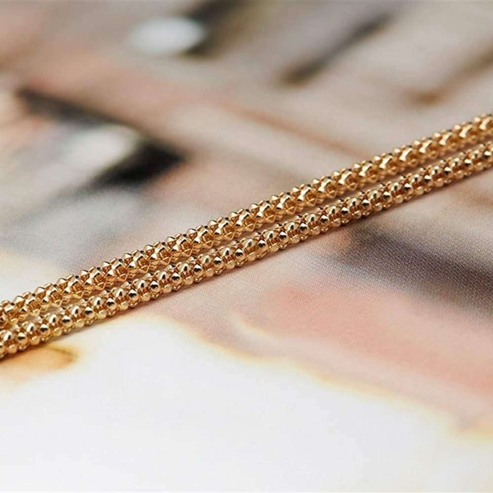 Mappin & Webb 18K Yellow Gold Textured Chain Necklace