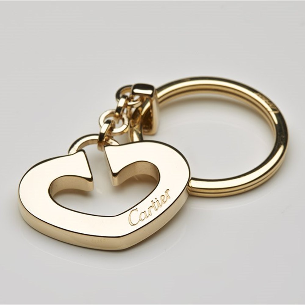 Cartier Cartier Gold Heart Key Ring 