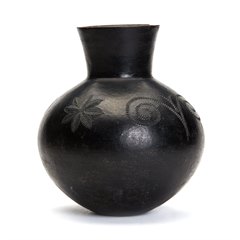 Antique Native American Terracotta Vase Or Pot 19/20Th C.