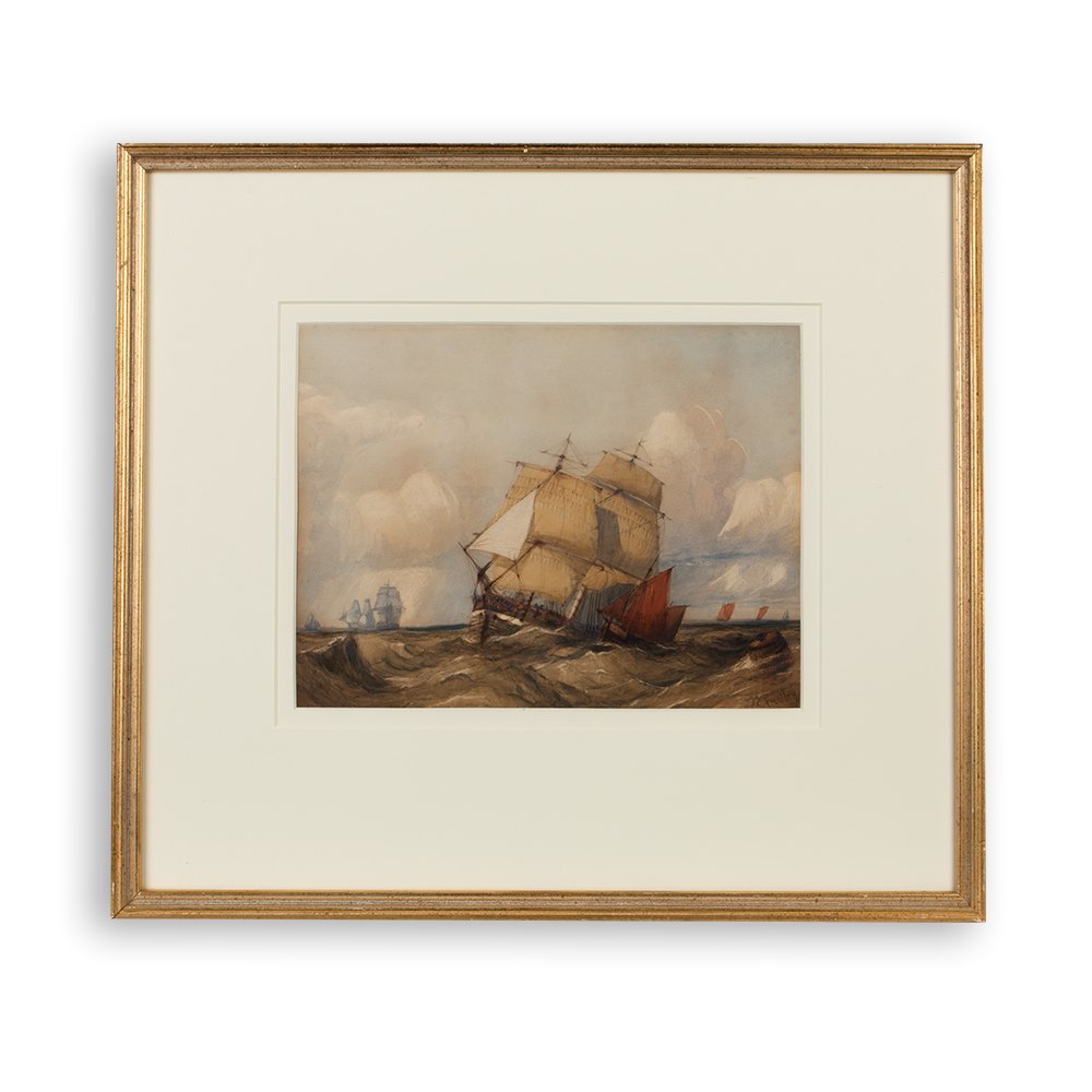 C. BENTLEY, 'ROUGH SEAS' Early 19th C. 