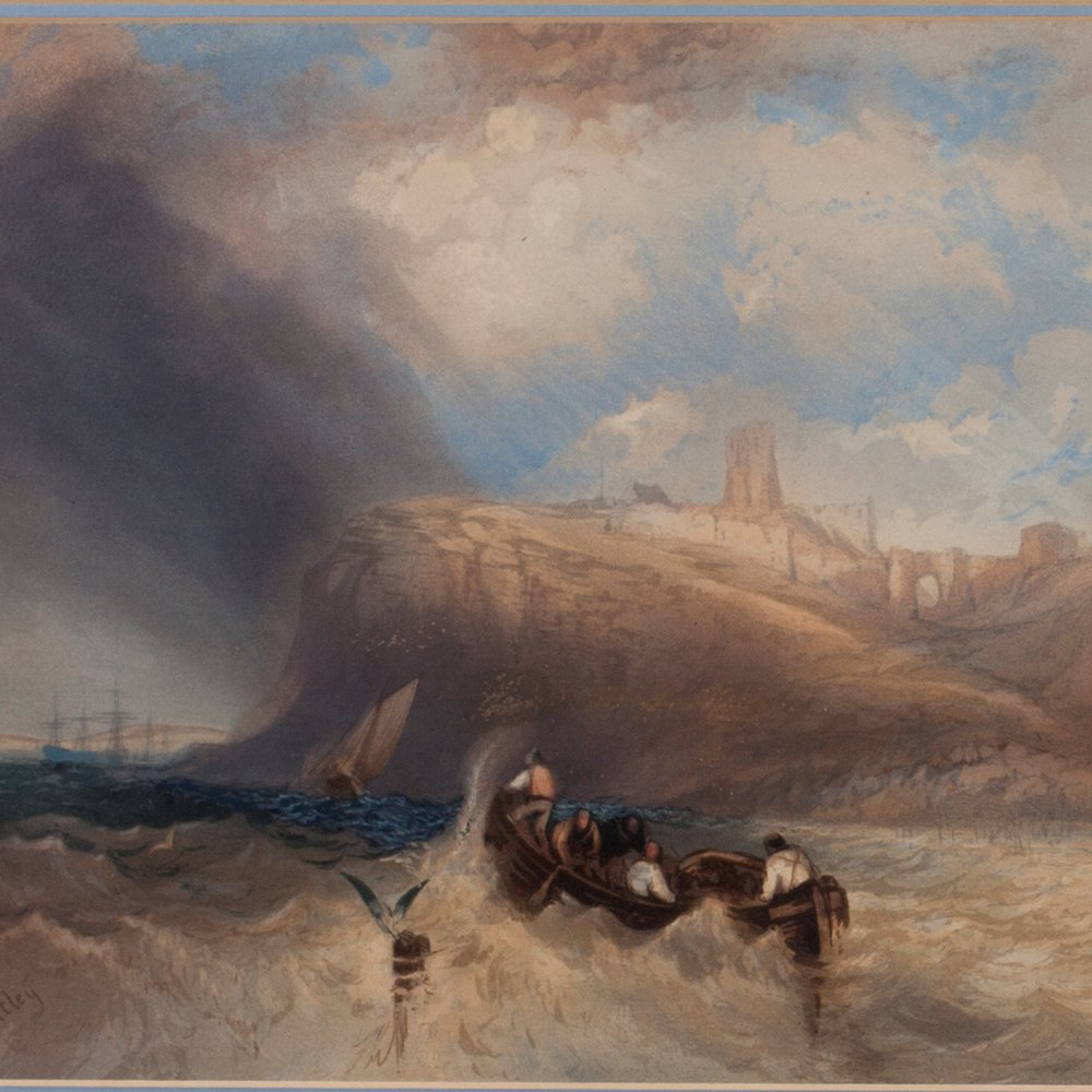 C.BENTLEY, VIEW OF WHITBY Early 19th C.